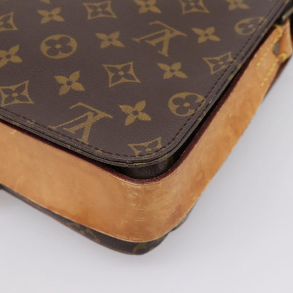 LOUIS VUITTON Monogram Cartouchiere GM Shoulder Bag M51252 LV Auth ar14279