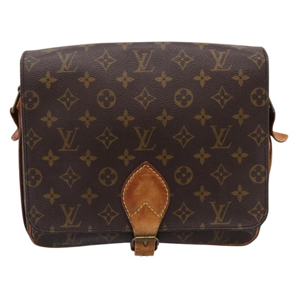 LOUIS VUITTON Monogram Cartouchiere GM Shoulder Bag M51252 LV Auth ar14279
