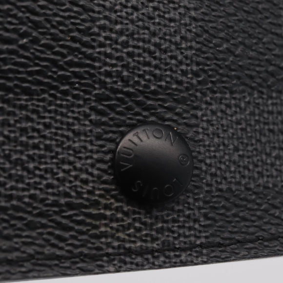 LOUIS VUITTON Graphite Ceinture Pochette Homme Pouch M6837 LV Auth ar14287