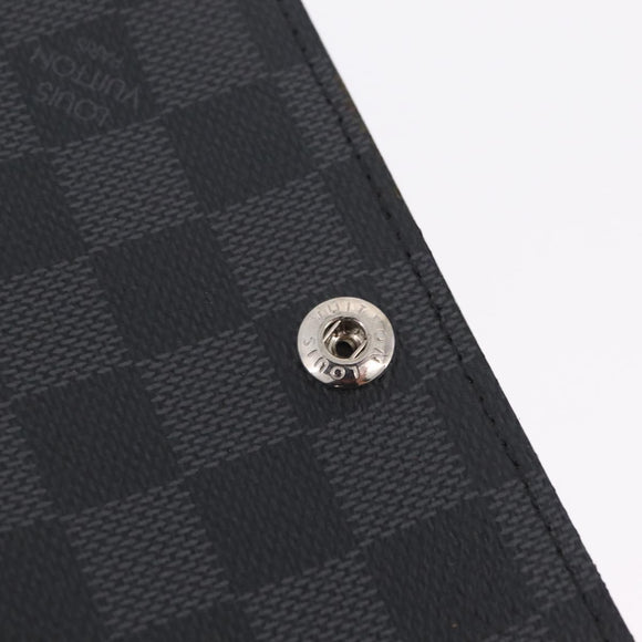 LOUIS VUITTON Graphite Ceinture Pochette Homme Pouch M6837 LV Auth ar14287