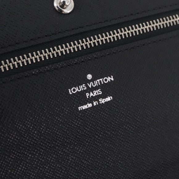 LOUIS VUITTON Graphite Ceinture Pochette Homme Pouch M6837 LV Auth ar14287