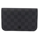 LOUIS VUITTON Graphite Ceinture Pochette Homme Pouch M6837 LV Auth ar14287-2