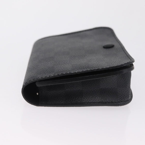 LOUIS VUITTON Graphite Ceinture Pochette Homme Pouch M6837 LV Auth ar14287