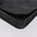 LOUIS VUITTON Graphite Ceinture Pochette Homme Pouch M6837 LV Auth ar14287-9