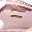 Miu Miu Matelasse Shoulder Bag Leather Pink Gold Auth ar14289M-19