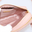 Miu Miu Matelasse Shoulder Bag Leather Pink Gold Auth ar14289M-20