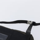 PRADA Backpack Nylon Khaki Silver Auth ar14290-13