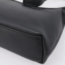 Coach Shoulder Bag Leather Black Gold Auth ar14294A-15