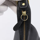 Coach Shoulder Bag Leather Black Gold Auth ar14294A-10