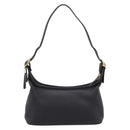 Coach Shoulder Bag Leather Black Gold Auth ar14294A-2