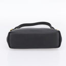 Coach Shoulder Bag Leather Black Gold Auth ar14294A-5