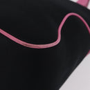 Salvatore Ferragamo Shoulder Bag Cotton Black Silver Auth ar14295-17