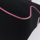 Salvatore Ferragamo Shoulder Bag Cotton Black Silver Auth ar14295-19