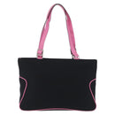 Salvatore Ferragamo Shoulder Bag Cotton Black Silver Auth ar14295-2