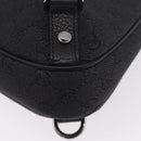GUCCI GG Canvas Hand Bag Outlet Black Silver 268637 Auth ar14296V-17
