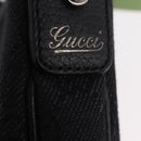 GUCCI GG Canvas Hand Bag Outlet Black Silver 268637 Auth ar14296V-9