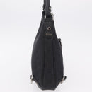 GUCCI GG Canvas Hand Bag Outlet Black Silver 268637 Auth ar14296V-4