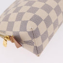 LOUIS VUITTON Damier Azur Pochette Cosmetic PM Pouch N60024 LV Auth ar14299-15
