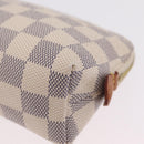 LOUIS VUITTON Damier Azur Pochette Cosmetic PM Pouch N60024 LV Auth ar14299-16