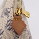 LOUIS VUITTON Damier Azur Pochette Cosmetic PM Pouch N60024 LV Auth ar14299-18