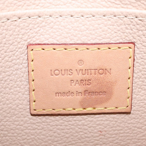LOUIS VUITTON Damier Azur Pochette Cosmetic PM Pouch N60024 LV Auth ar14299