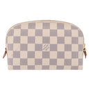 LOUIS VUITTON Damier Azur Pochette Cosmetic PM Pouch N60024 LV Auth ar14299-2