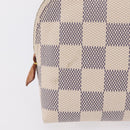 LOUIS VUITTON Damier Azur Pochette Cosmetic PM Pouch N60024 LV Auth ar14299-3