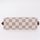 LOUIS VUITTON Damier Azur Pochette Cosmetic PM Pouch N60024 LV Auth ar14299-6