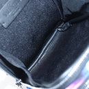 VALENTINO Shoulder Bag Canvas Black Silver Auth ar14306M-11