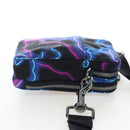 VALENTINO Shoulder Bag Canvas Black Silver Auth ar14306M-4