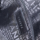 CHANEL Shoulder Bag Tweed Gray Silver CC Auth ar14307SAM-21