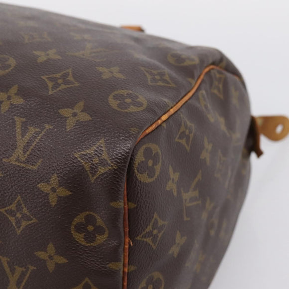 LOUIS VUITTON Monogram Speedy 35 Hand Bag M41524 LV Auth ar14308