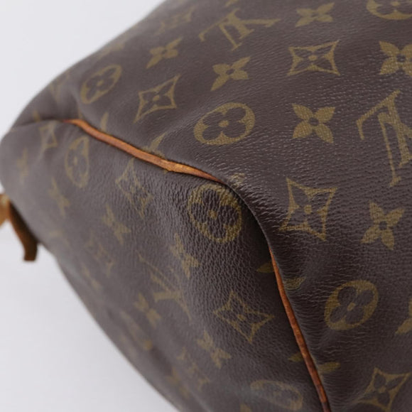 LOUIS VUITTON Monogram Speedy 35 Hand Bag M41524 LV Auth ar14308