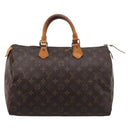 LOUIS VUITTON Monogram Speedy 35 Hand Bag M41524 LV Auth ar14308-13