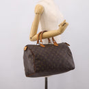 LOUIS VUITTON Monogram Speedy 35 Hand Bag M41524 LV Auth ar14308-24