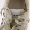 GUCCI GUCCI x Doraemon Low Cut Sneakers Leather 9 White 655025 Auth ar14309M-15