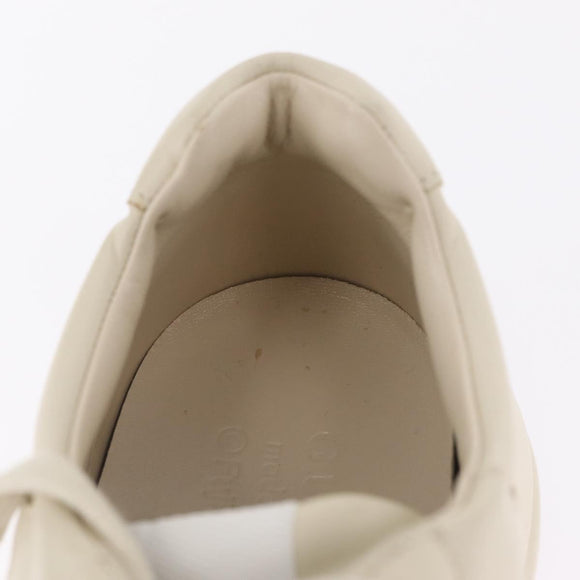 GUCCI GUCCI x Doraemon Low Cut Sneakers Leather 9 White 655025 Auth ar14309M
