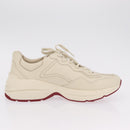 GUCCI GUCCI x Doraemon Low Cut Sneakers Leather 9 White 655025 Auth ar14309M-24