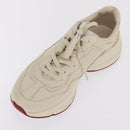 GUCCI GUCCI x Doraemon Low Cut Sneakers Leather 9 White 655025 Auth ar14309M-6