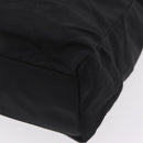 PRADA Chain Shoulder Bag Nylon Black Gold Auth ar14310A-13
