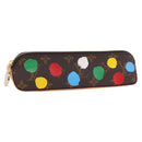 LOUIS VUITTON Yayoi Kusama Trousse Elizabeth Pen Case GI0886 LV Auth ar14312SAM-1