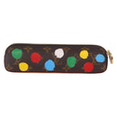 LOUIS VUITTON Yayoi Kusama Trousse Elizabeth Pen Case GI0886 LV Auth ar14312SAM-2
