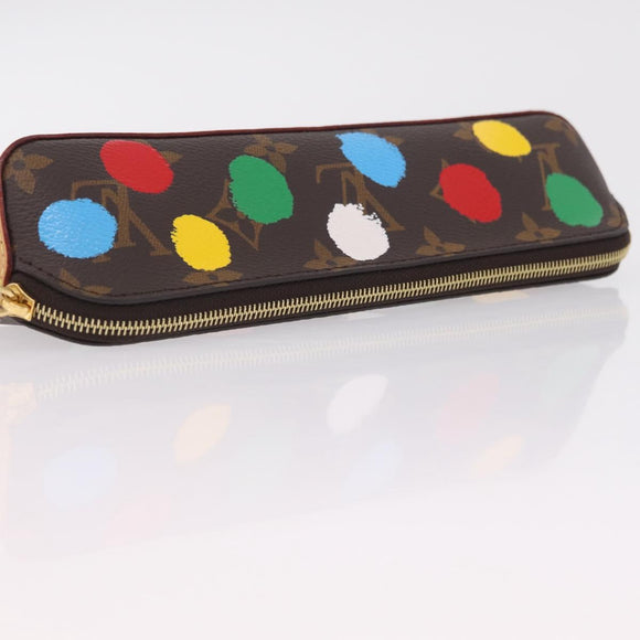 LOUIS VUITTON Yayoi Kusama Trousse Elizabeth Pen Case GI0886 LV Auth ar14312SAM