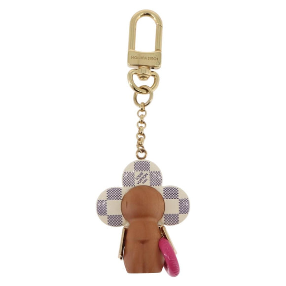 LOUIS VUITTON Damier Azur Vivienne By The Pool Bag Charm M01168 LV Auth ar14317M