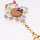 LOUIS VUITTON Damier Azur Vivienne By The Pool Bag Charm M01168 LV Auth ar14317M-7