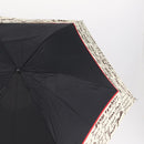 FENDI Zucca Canvas Folding Umbrella Key Case Nylon 2 Set Black Auth ar14318-4
