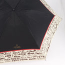 FENDI Zucca Canvas Folding Umbrella Key Case Nylon 2 Set Black Auth ar14318-6