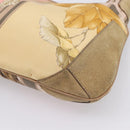 Salvatore Ferragamo Tote Bag Canvas Beige Gold Auth ar14322-12