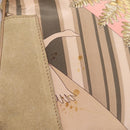 Salvatore Ferragamo Tote Bag Canvas Beige Gold Auth ar14322-14