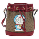 GUCCI Micro GG Supreme Doraemon Collaboration Bag PVC 647801 Auth ar14325SAM-13